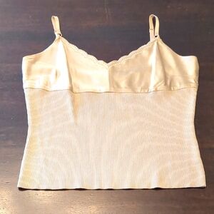 Worth Tan Lace Camisole Top